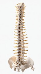 Fototapeta premium Human Spine and Pelvis Anatomy Model