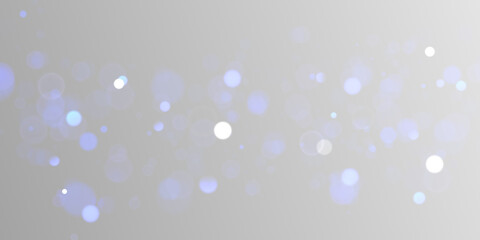 Blue glittering light trail with glowing particles, sparkling stars and bokeh isolated on transparent background. Luxury magic dust vector overlay for Christmas and festive designs. © Alesya