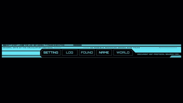 Futuristic digital user interface overlay with glowing cyan elements.