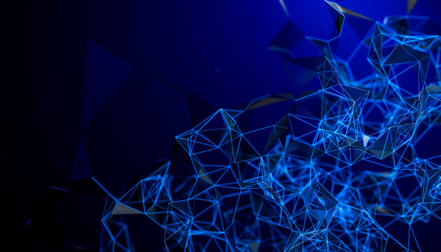 3D Digital Network Innovation Technology Background