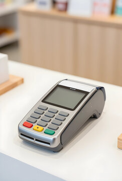 Contactless payment terminal for modern retail, secure transactions and digital commerce, point of sale technology