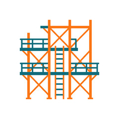 Obraz premium scaffolding structure building