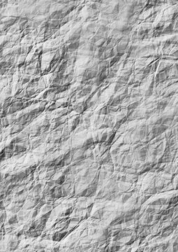 Large halftone wrinkled paper texture with a transparent background
