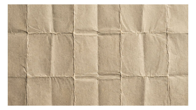 Textured beige torn paper grid