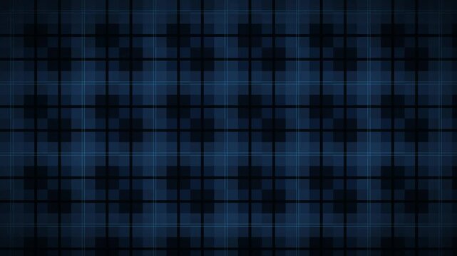 Abstract geometric pattern of dark blue squares with a subtle glow, perfect for digital backgrounds and graphic design