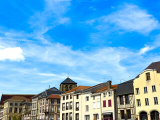 Obraz premium Street view of Chalons-en-Champagne in France
