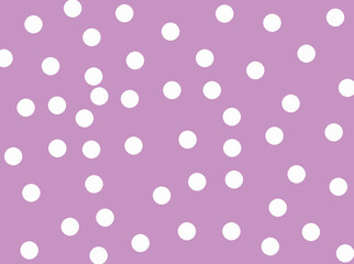 pink polka dots pattern © Bilge