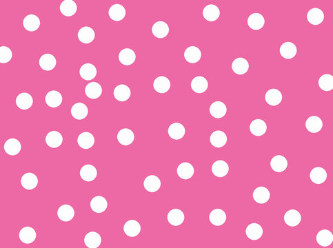 pink polka dots