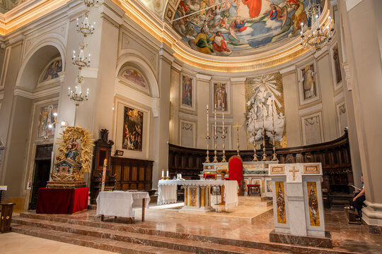 Ripatransone, Marche. The co-cathedral of SS. Gregorio Magno and Margherita 0626