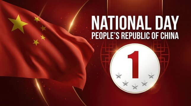 Celebrating the founding of the people's republic of china a national day commemorating the historic proclamation of independence and sovereignty on october 1st