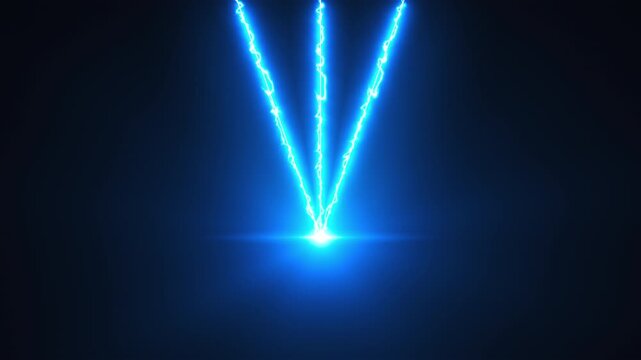 Abstract Laser beams. Computer generated render
