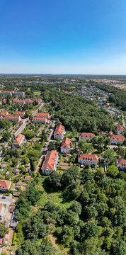 Wustermark aus der Vogelperspektive &ndash; Luftaufnahme der Ortschaft im Havelland bei Berlin, August 2026