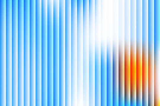 Light Blue Vertical Stripes with Colorful Glow Abstract Background