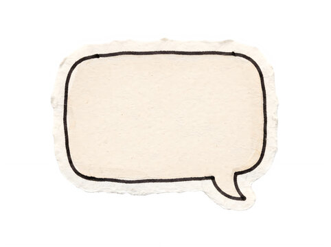 Speech Bubble Graphic With Text Area transparent background