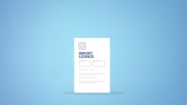 Import License Official Trade Document