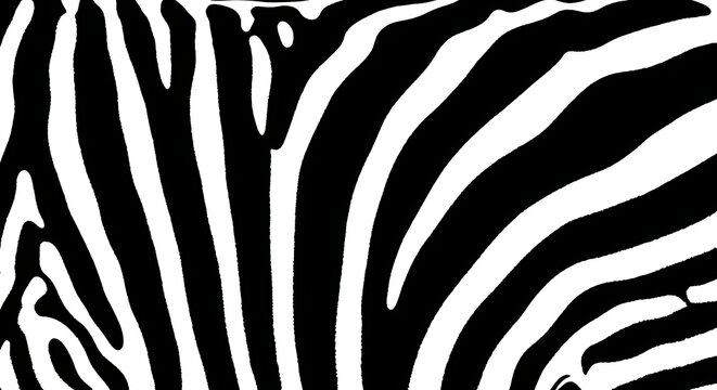 Black and white zebra stripe pattern texture.