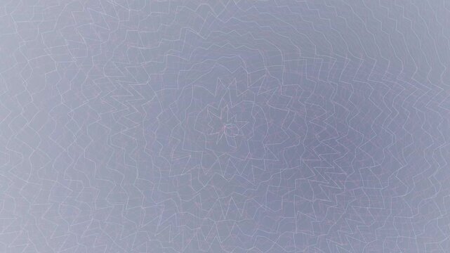 Abstract circular geometric patterns with light lines radiating from the center on soft gray background