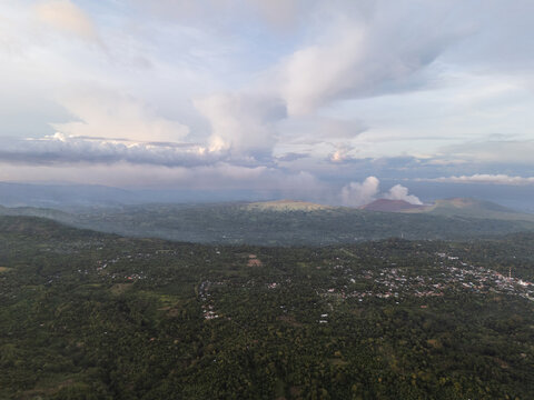Green jungle landscape of central America
