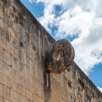 Mayan ball game ring, Chichen Itza, Mexico.