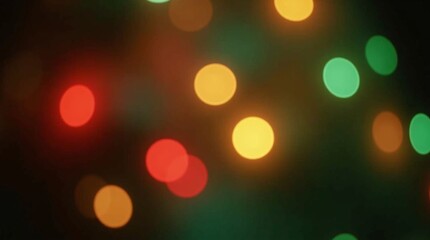 Fototapeta premium Abstract Christmas Lights Bokeh Background
