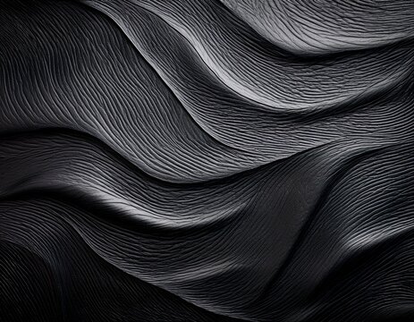 close up of dark gray or black textured surface