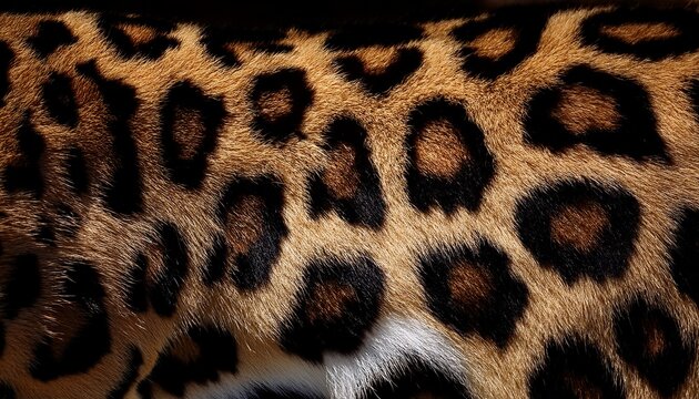 luxury leopard fur texture macro with golden tones and deep black spots