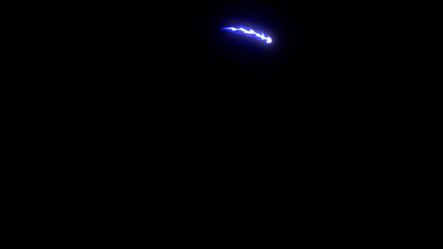 Round shaped energetic motion path animation with dynamic circular movement, smooth flowing lines, 4K resolution, and alpha transparency