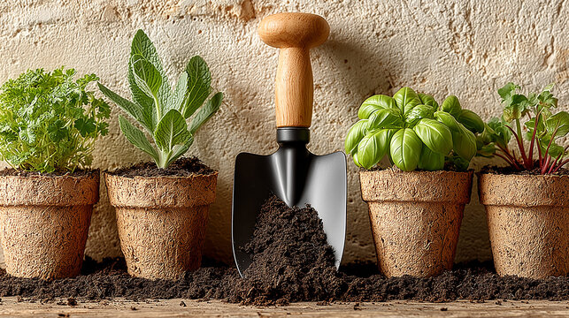 Vertical of spring gardening lifestyle