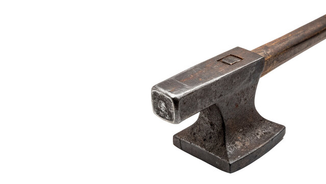 Heavy metal blacksmith anvil tool industrial hardware craftsmanship isolated on a white background