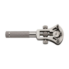 Precision watch case back opener tool with adjustable jaws and gears © maximon4ik