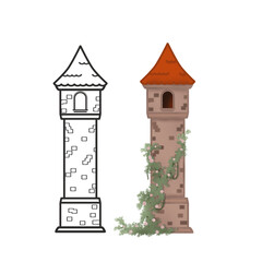 Obraz premium tower of castle