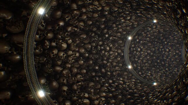 Horrible Catacombs Skull Tunnel