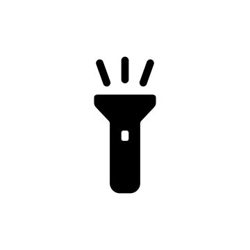 flashlight vector icon
