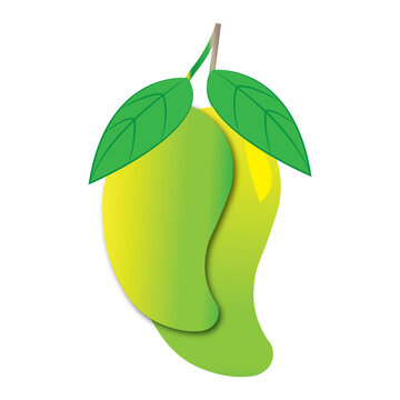 mango icon logo vector design template