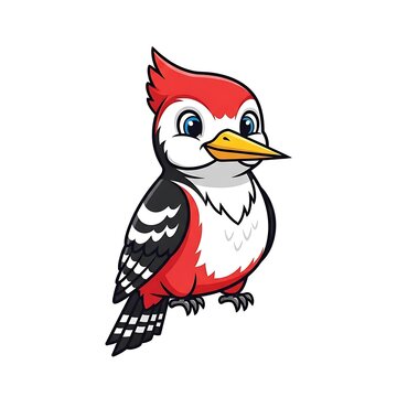 cartoon penguin wearing pirate costume with hat.
