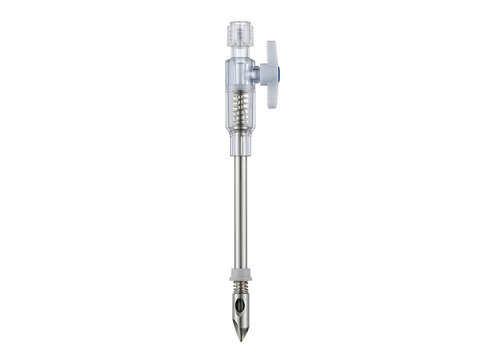 laparoscopic surgical instrument trocar handle isolated on transparent background