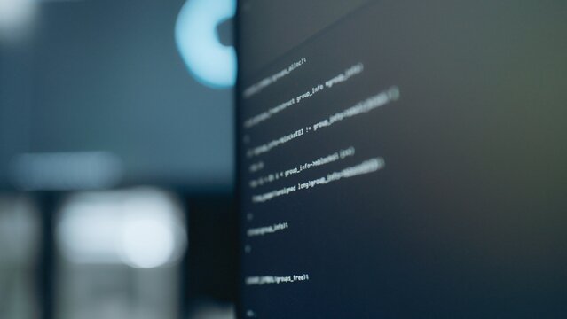 software developer engineer with binary coding; a developer viewing code. software guides buyer choices, developer frames the scene, and engineer adds useful meaning. In a clear visual scene.