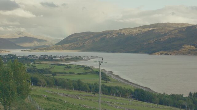 Time lapse Ullapool, Scotland,  Summer, 