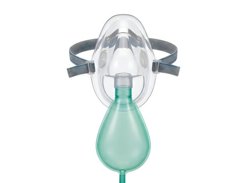 clear cpr pocket mask with oxygen port emergency aid isolated on transparent background
