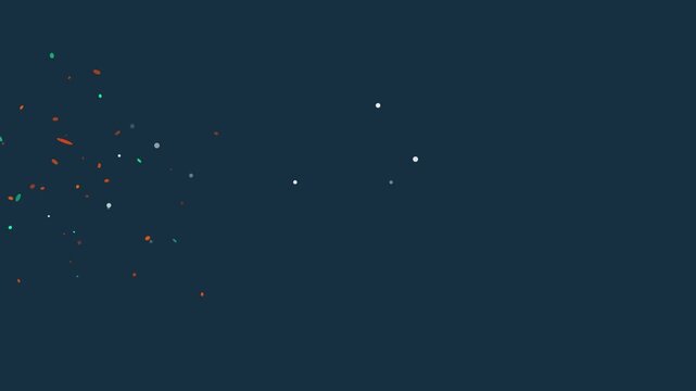 Cosmic fireworks display with glowing particle trails in deep space with breathtaking cosmic spectacle video captures breathtaking dark celestial background across vast dark (6632)