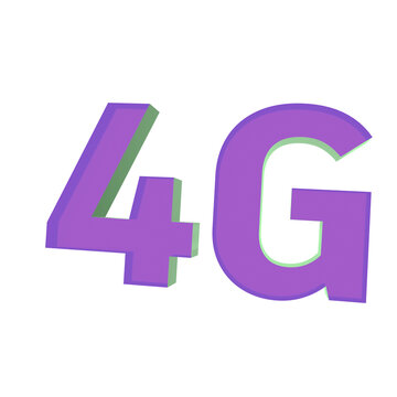 4G mobile network logo symbolizing high-speed internet connectivity and digital communication technology