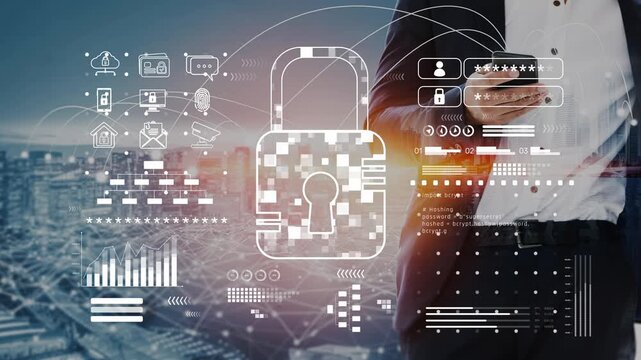 Cyber security system protecting digital infrastructure. Cyber security ensures data safety, prevents breaches, cyber security strengthens defense, and supports secure operations. Marrow