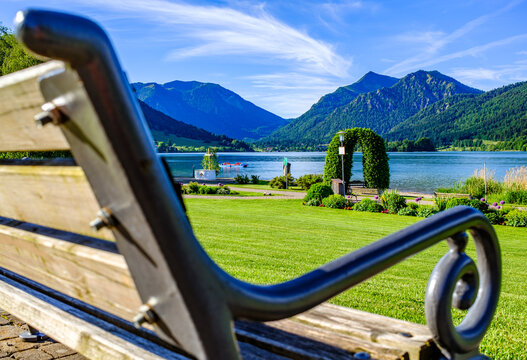 famous lake schliersee - bavaria
