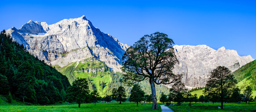 famous valley in austria - alpe eng