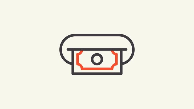 Automated teller machine icon for finance and banking design projects. Perfect for digital and print applications. Great for presentations.