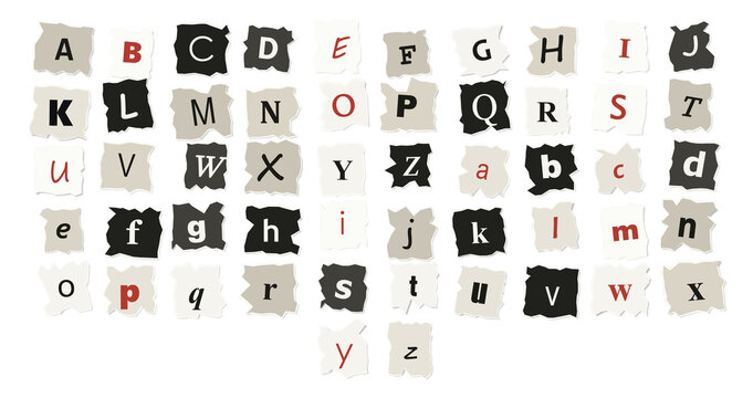 Black and white 3 d block alphabet letters a to z, isolated on transparent background, isolated on a, transparent background