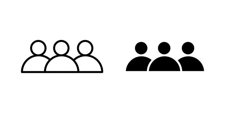 Group icon vector pictograms group