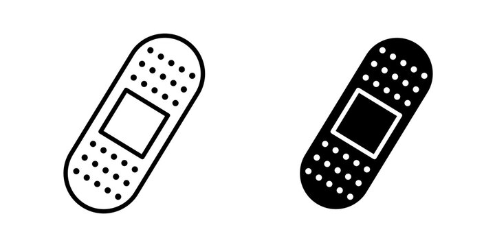 Bandage icon vector pictograms group