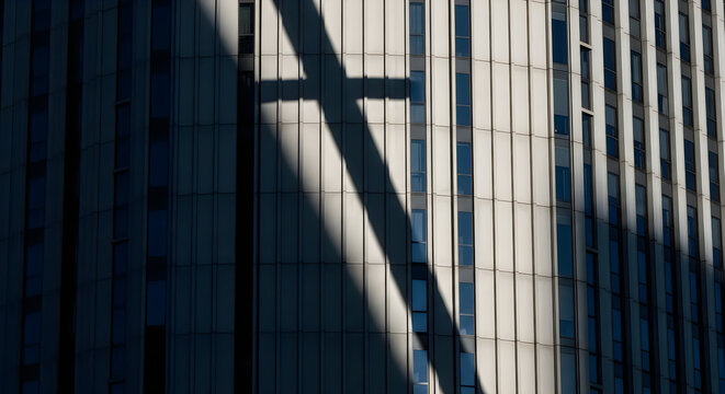 Abstract architectural lines and shadows a modern interpretation of urban geometry and light