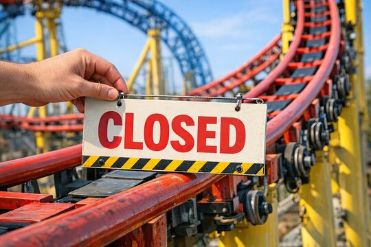 A person holds a closed sign, symbolizing privacy or secrecy